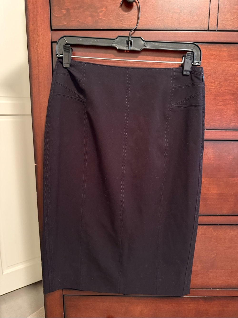 White House Black Market Dark Navy Pencil Skirt